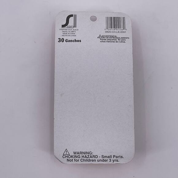 30 Vintage Plastic Barrettes Bejeweled brand W320774BA Colorful Retro NOS NEW - Picture 5 of 7